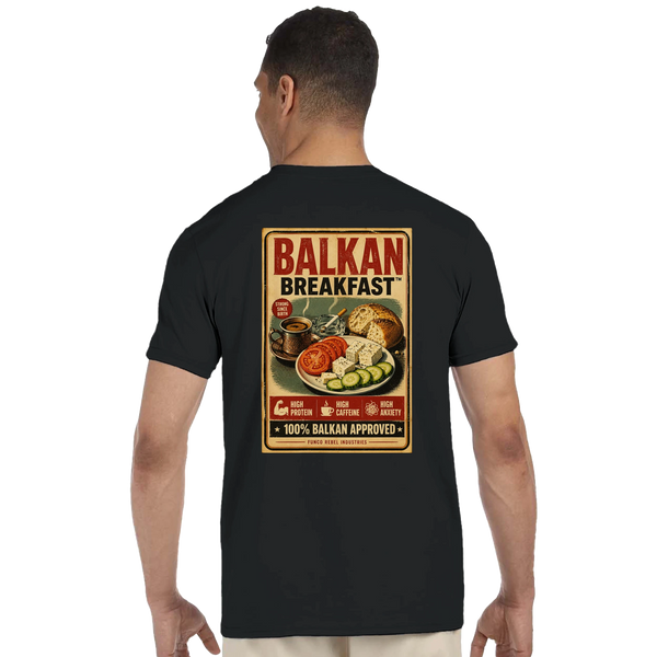 Balkan breakfast certified tee